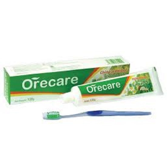 Orecare Билкова паста за зъби и четка за зъби