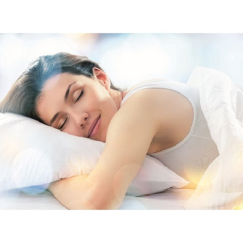 Image of Жена спи на Тиенс Здравословна възглавница с Турмалин